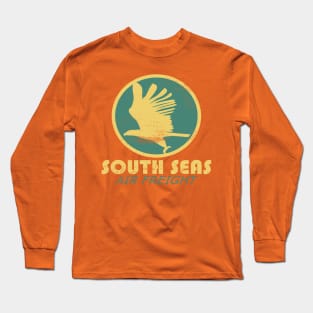 Vintage Travel - South Seas Air Freight (distressed) Long Sleeve T-Shirt